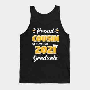 Proud Cousin Of A Class Of 2021 Senior Graduation Gift Tank Top